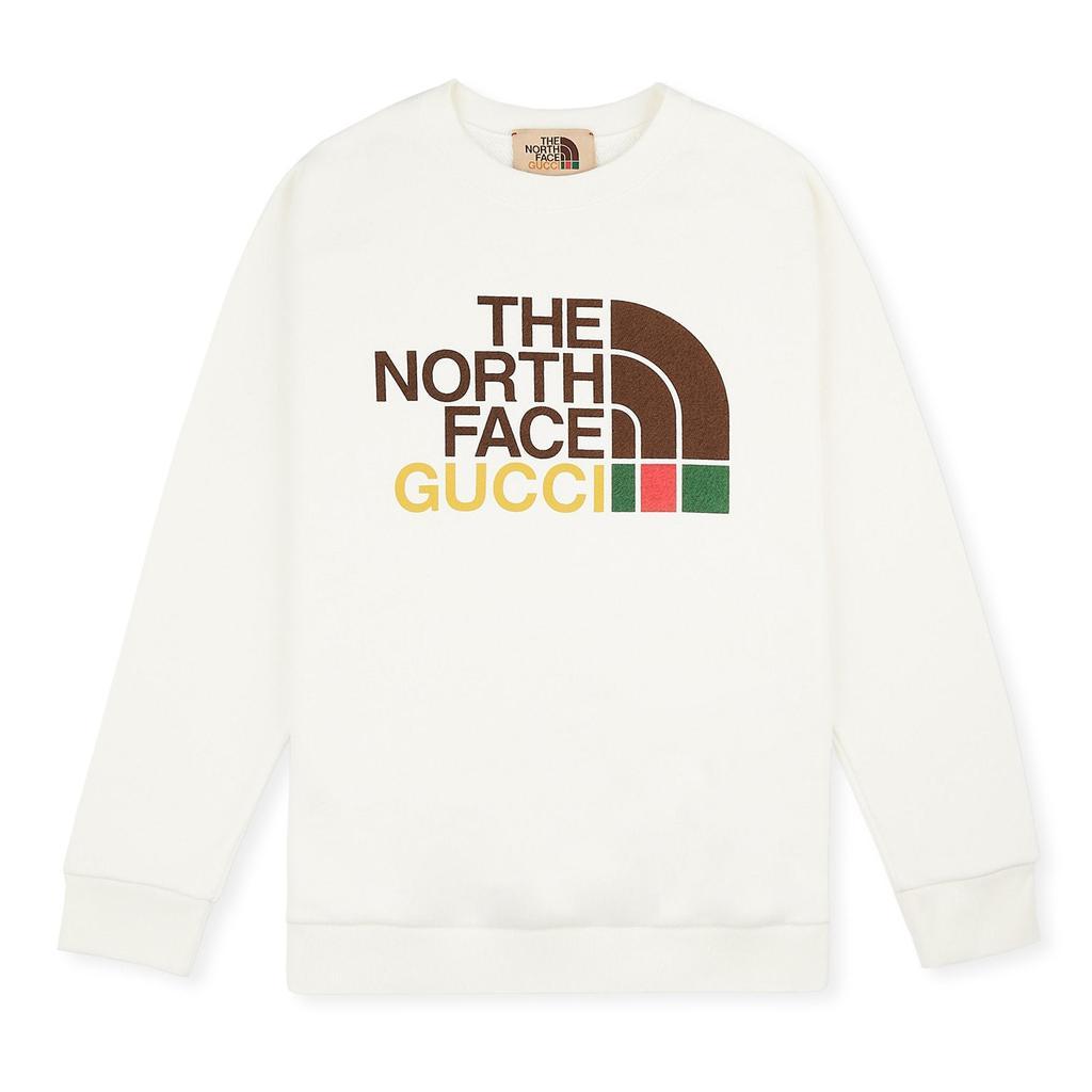 商品Gucci|Gucci x The North Face White Sweatshirt,价格¥5336,第1张图片
