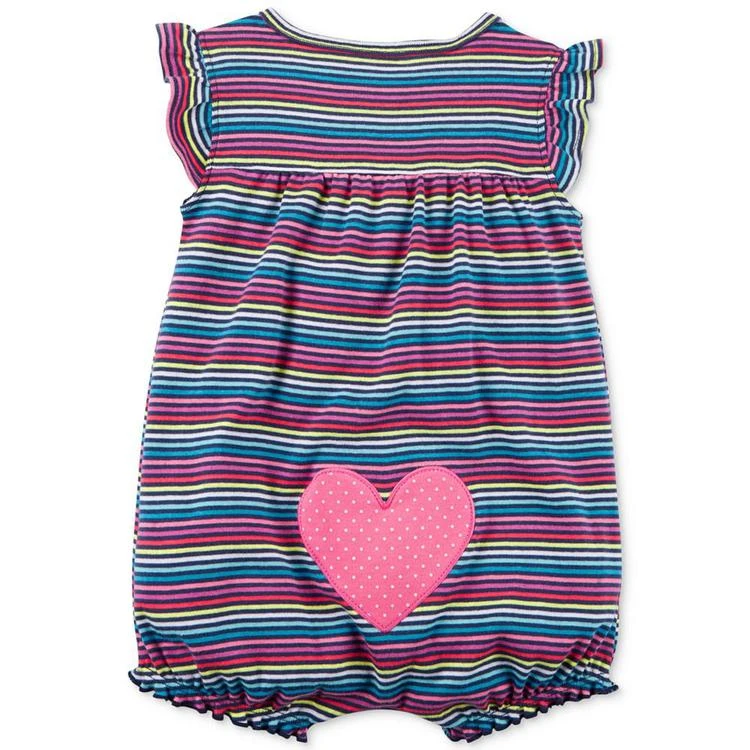 商品Carter's|Striped Cotton Romper, Baby Girls,价格¥31,第2张图片详细描述