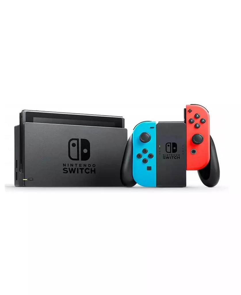 商品Nintendo|Switch in Neon with Hyrule Warriors & Accessory Kit,价格¥3439,第2张图片详细描述