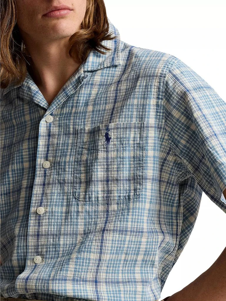 商品Ralph Lauren|Rustic Plainweave Plaid Sport Shirt,价格¥432,第5张图片详细描述