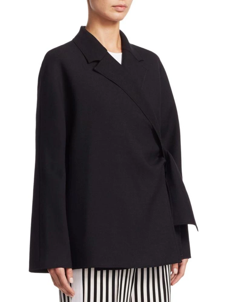 商品Victoria Beckham|Wool Tie-Front Coat,价格¥2553,第3张图片详细描述