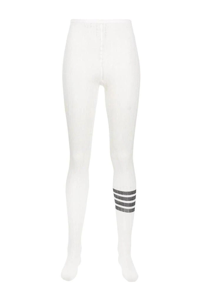 商品Thom Browne|POINTELLE MERINO WOOL 4BAR TIGHTS,价格¥1733,第1张图片