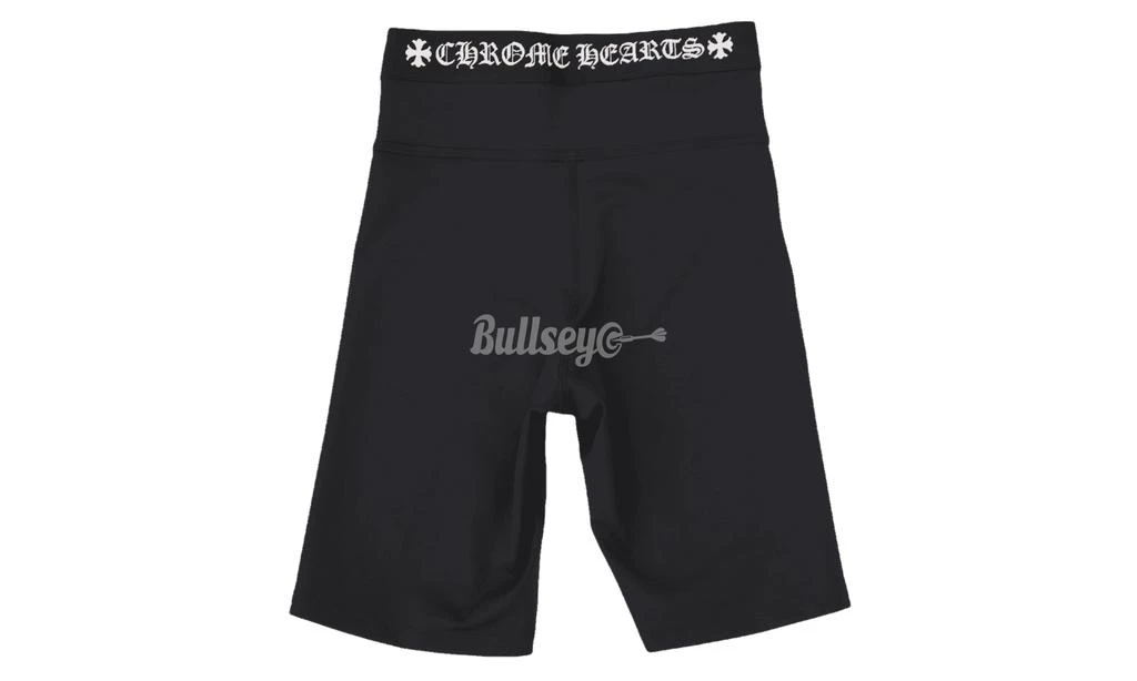 商品Chrome Hearts|Chrome Hearts Black Nylon Biker Shorts,价格¥2622,第2张图片详细描述