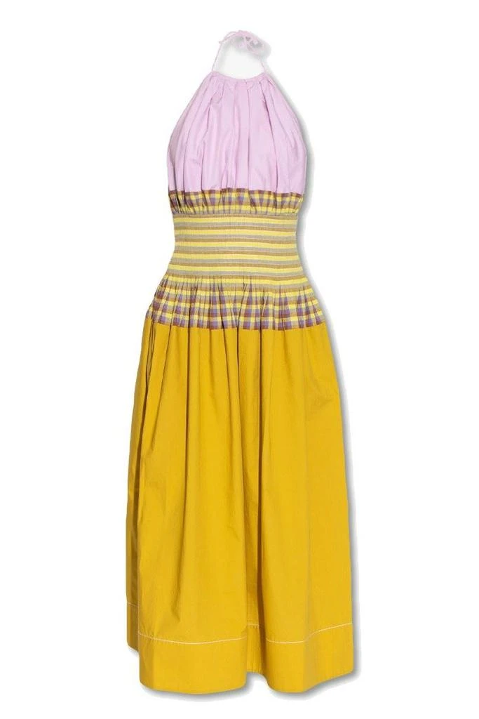 商品Tory Burch|Tory Burch Halterneck Panelled Maxi Dress,价格¥4031,第1张图片