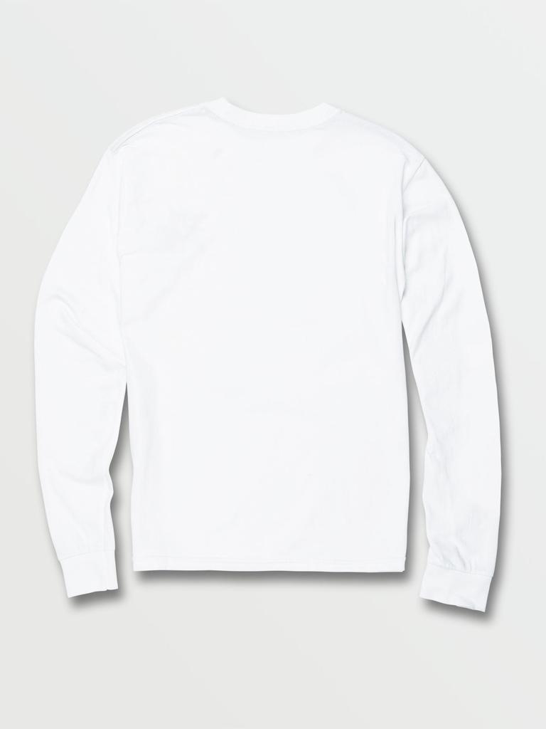 商品Volcom|Big boys Ignighter Long Sleeve Tee - White,价格¥59,第5张图片详细描述