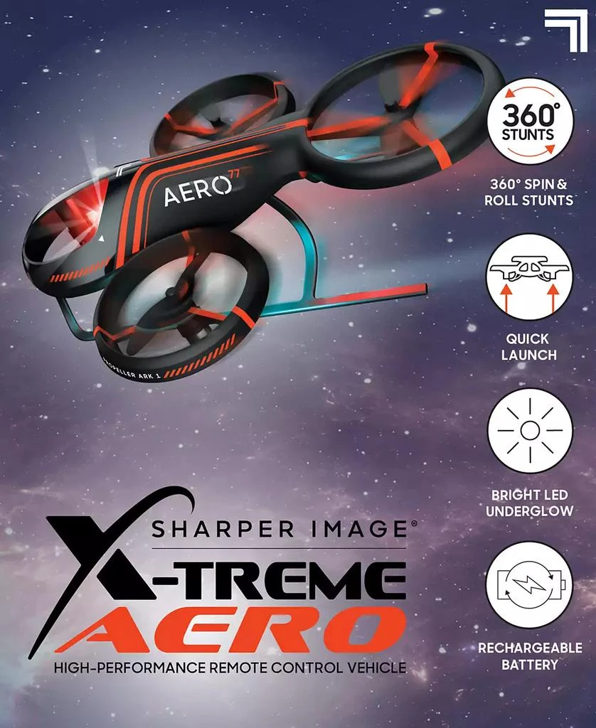 商品Sharper Image|X-Treme Aero High-Performance Remote Control Drone,价格¥224,第2张图片详细描述