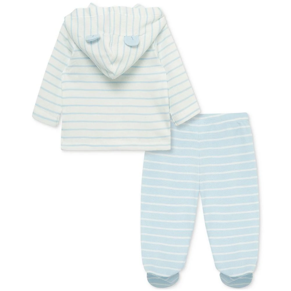 商品Little Me|Baby Boys 2-Pc. Wonder Striped Cardigan Set,价格¥135,第3张图片详细描述