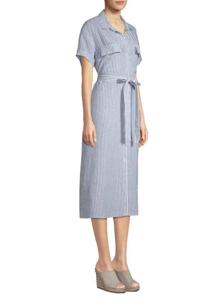 商品FRAME|Linen Striped Shirt Dress,价格¥877,第1张图片