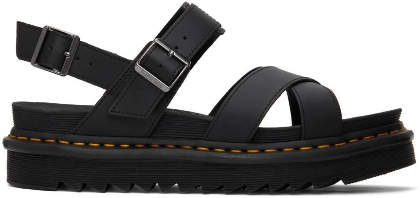 商品Dr. Martens|Black Voss II Sandals,价格¥826,第1张图片