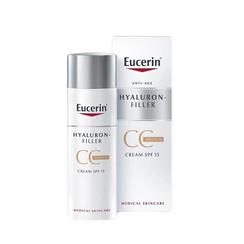 商品Eucerin|Eucerin优色林透明质酸CC霜50ml 均匀肤色 抗衰老 白皙色,价格¥284,第1张图片