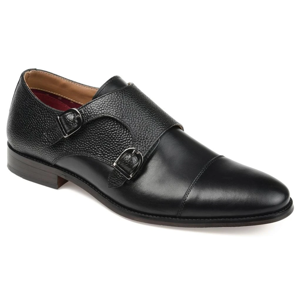 商品Thomas & Vine|Calvin Wide Width Double Monk Strap Dress Shoe,价格¥276,第1张图片