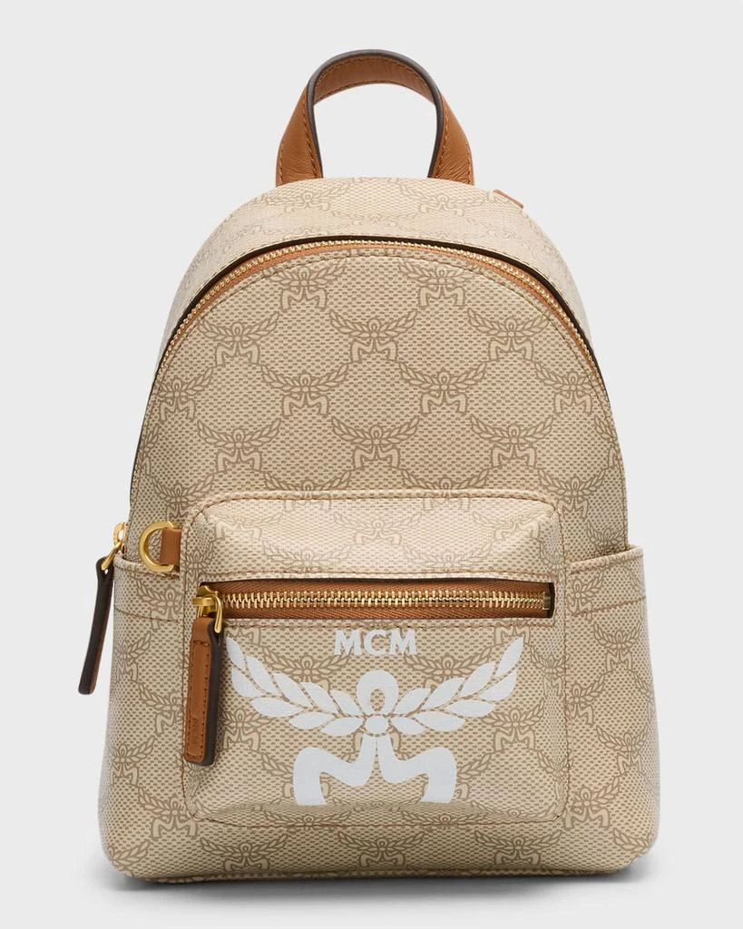 商品MCM|Stark Monogram Coated Canvas Backpack,价格¥4810,第1张图片