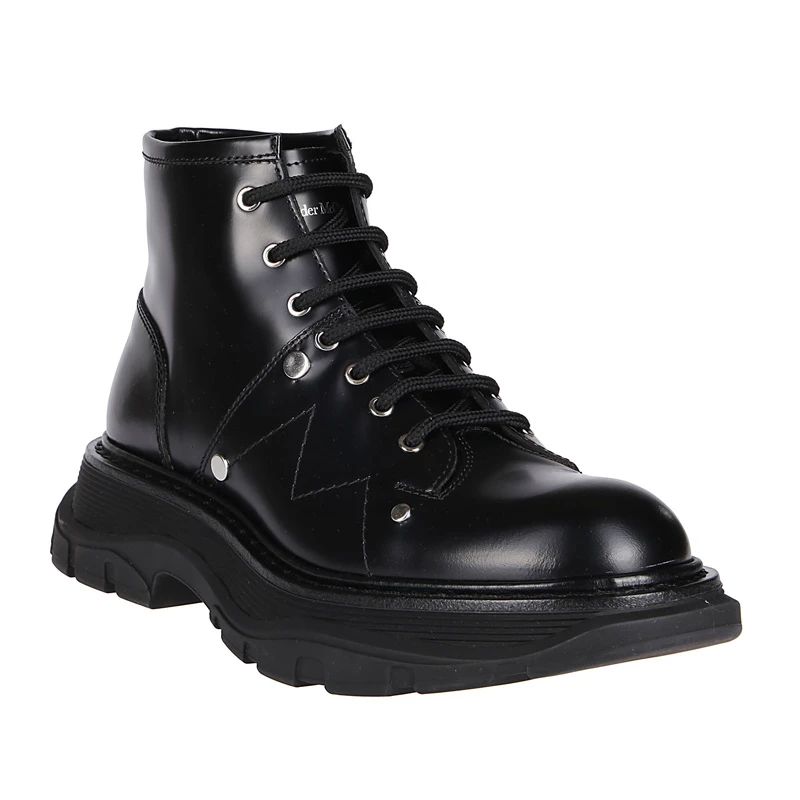 ALEXANDER MCQUEEN 黑色女士踝靴 595469-WHZ81-1081 商品