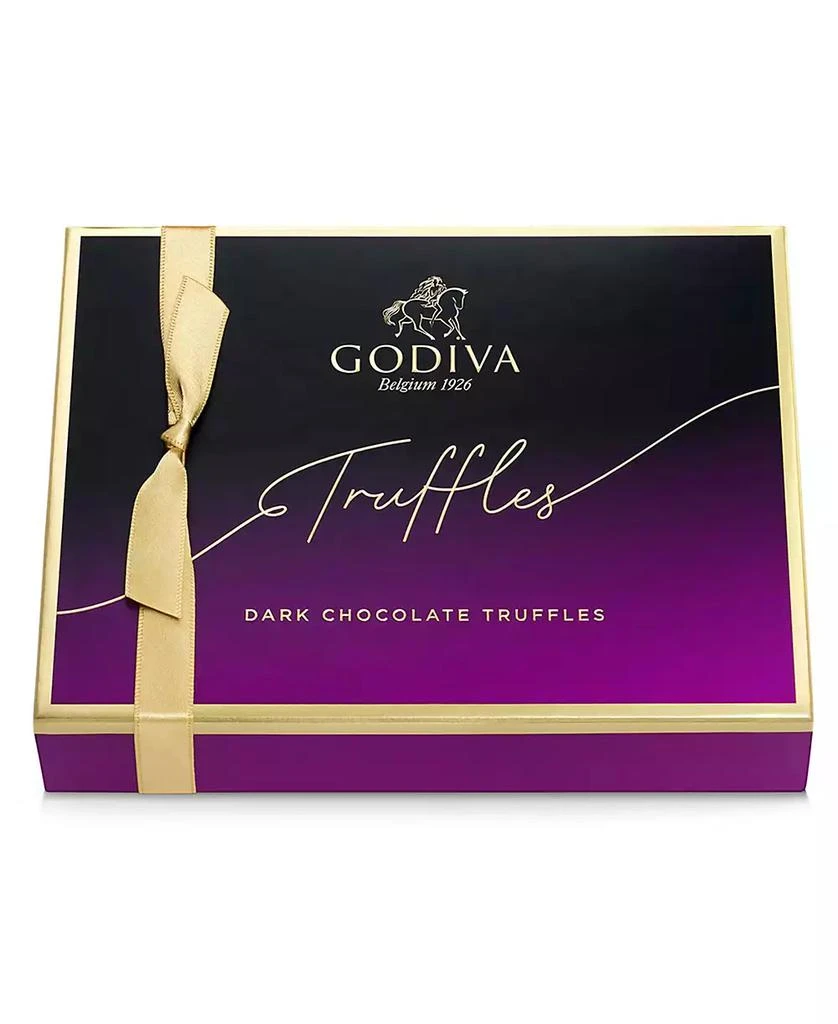 商品Godiva|Dark Truffles Gift Box, 12 Piece ( A $44.00 value),价格¥334,第2张图片详细描述