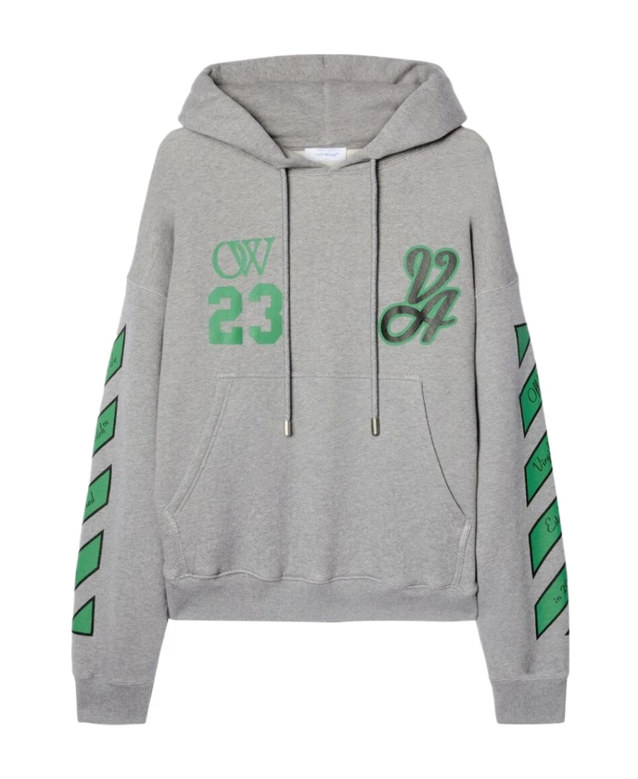 商品【商品预售7天】 Off-White|Off-White 男士针织毛衣 OMBB085S24FLE0140655 灰色,价格¥4257,第1张图片