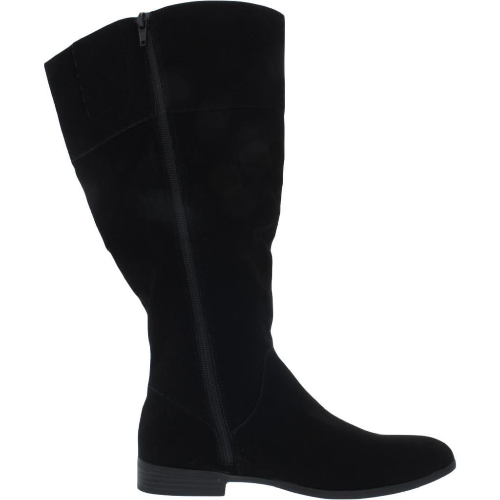 商品Style & Co|Style & Co. Womens Kelimae 2 Faux Suede Ruched Mid-Calf Boots,价格¥89,第5张图片详细描述