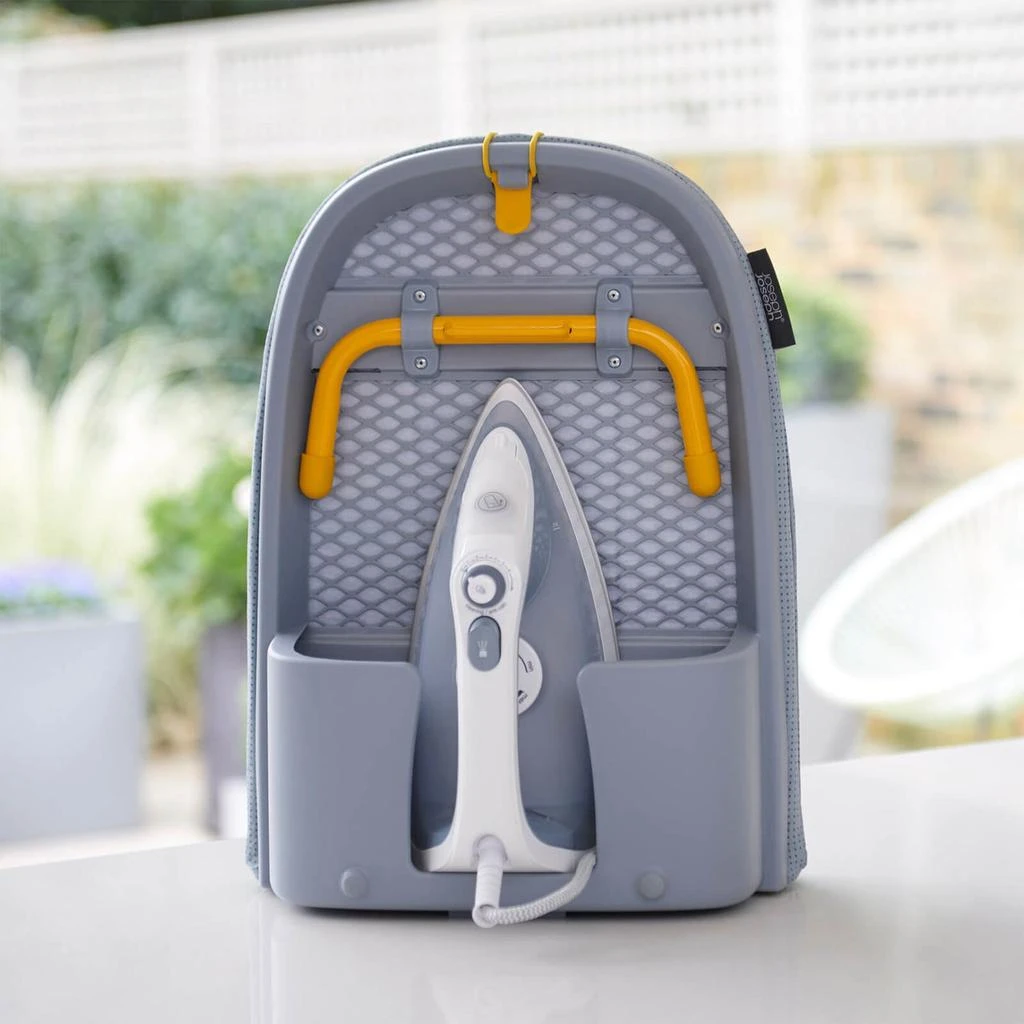 商品Joseph Joseph|Joseph Joseph Pocket Folding Table-Top Ironing Board - Grey/Yellow,价格¥707,第4张图片详细描述