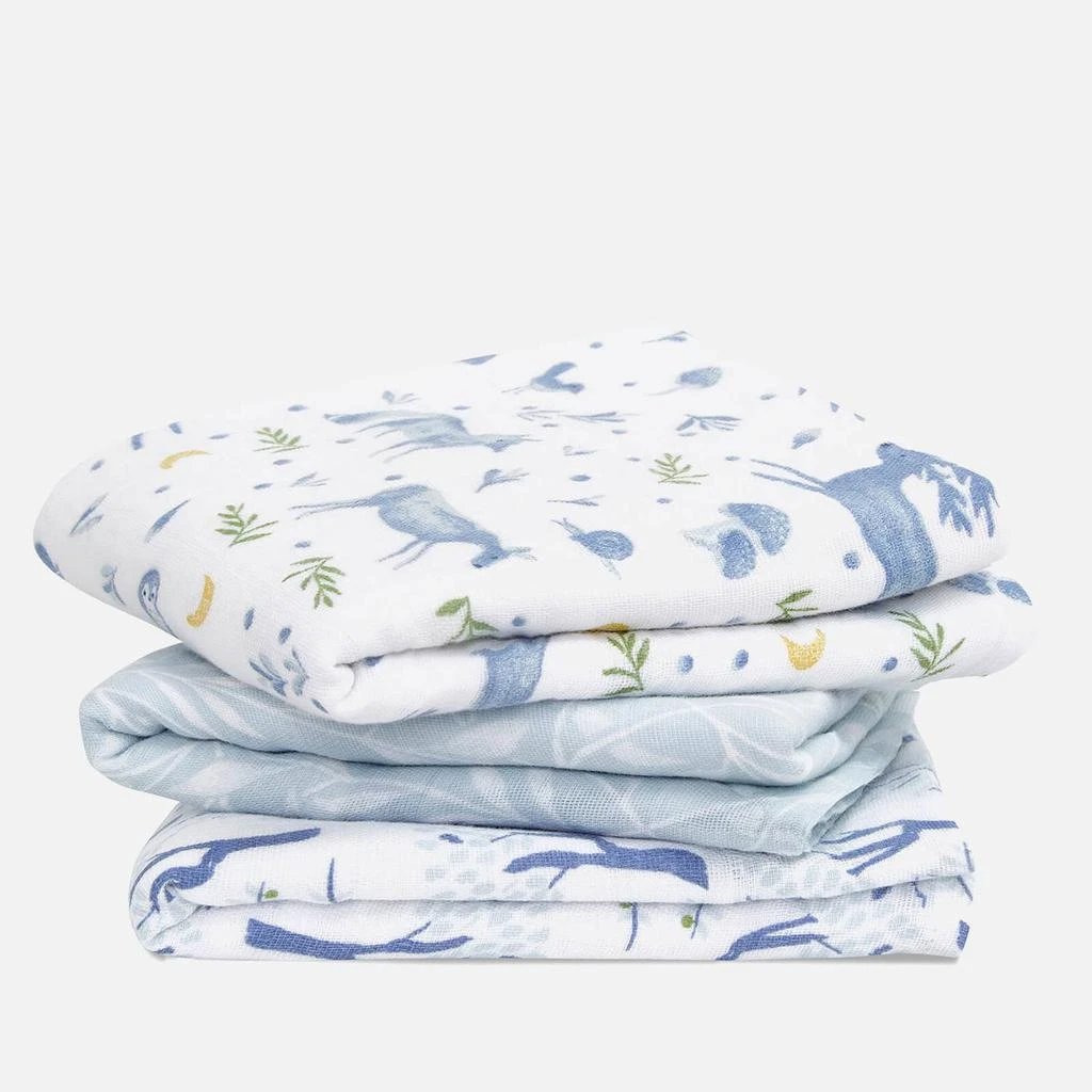 商品aden + anais|aden + anais GOTS Organic Classic Muslin Squares - Outdoors (3 Pack),价格¥149,第1张图片