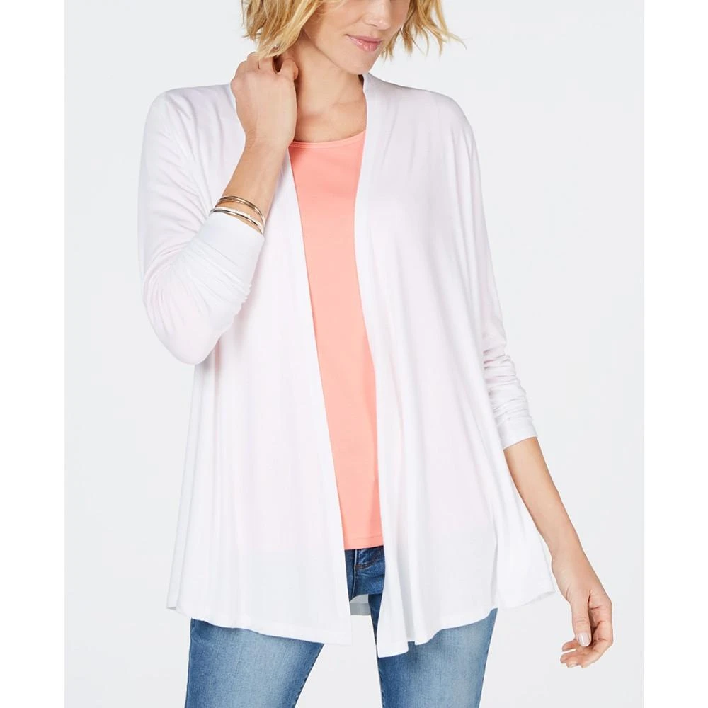 商品Karen Scott|Draped Open-Front Cardigan, Created for Macy's,价格¥50,第1张图片