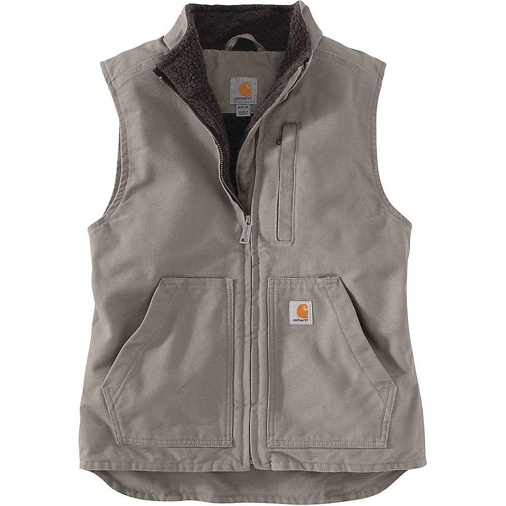 商品Carhartt|Carhartt Women's Washed Duck Sherpa-Lined Mock Neck Vest,价格¥661,第3张图片详细描述