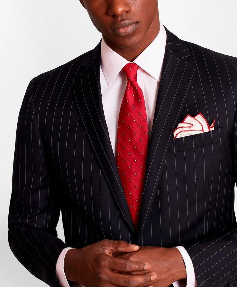 商品Brooks Brothers|Brooks Brothers Regent-Fit Bead-Stripe Twill Suit Jacket,价格¥1197,第3张图片详细描述