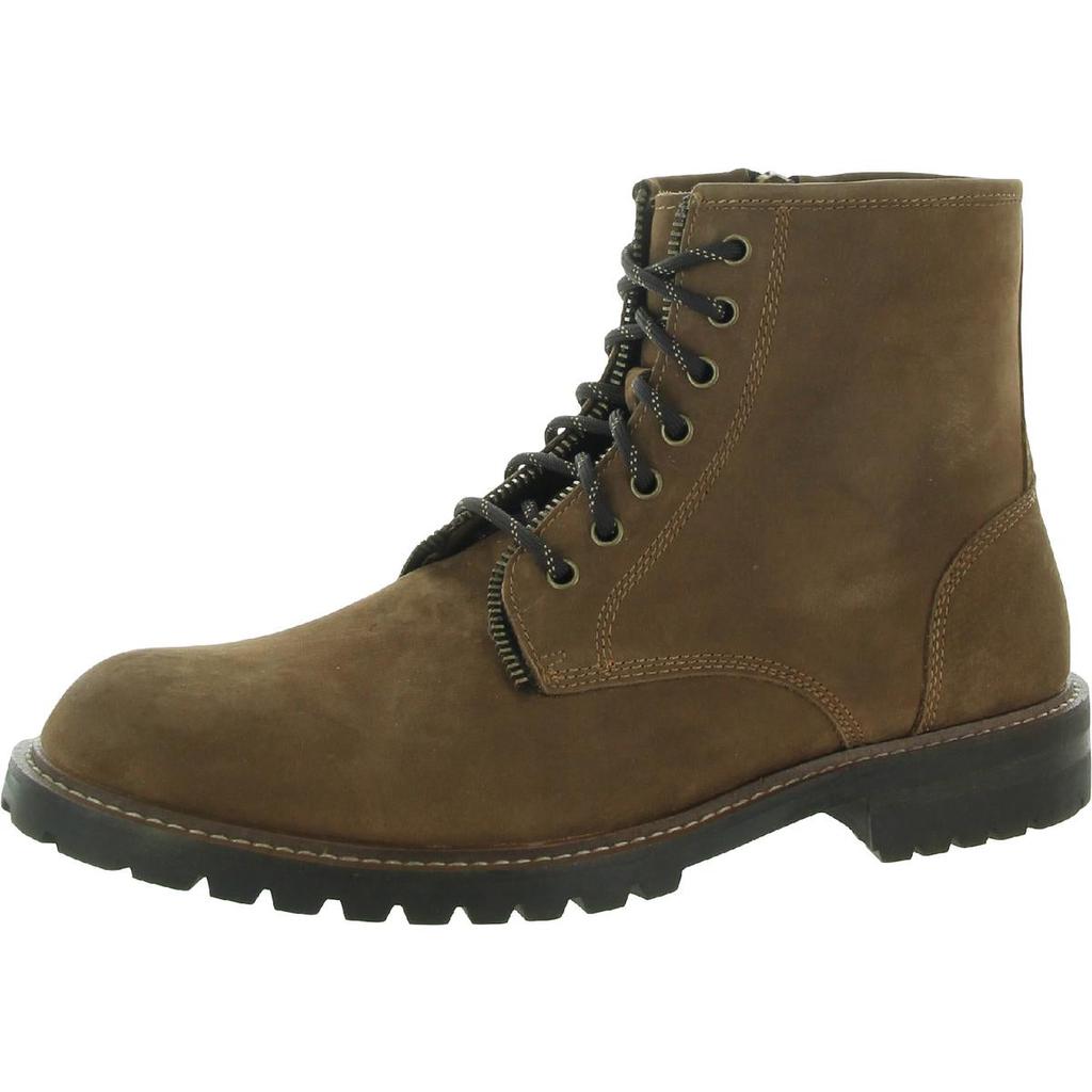 Steve Madden Mens Kamden Suede Ankle Combat & Lace-up Boots商品第1张图片规格展示