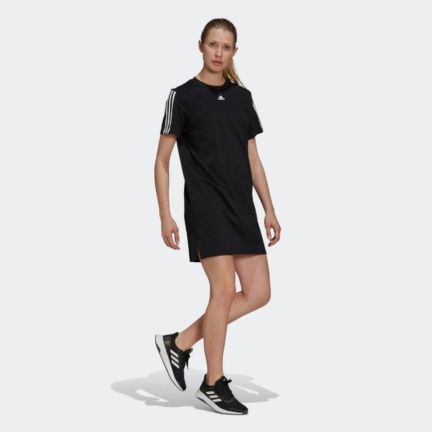 商品Adidas|Women's adidas Essentials Loose 3-Stripes Dress,价格¥323,第3张图片详细描述