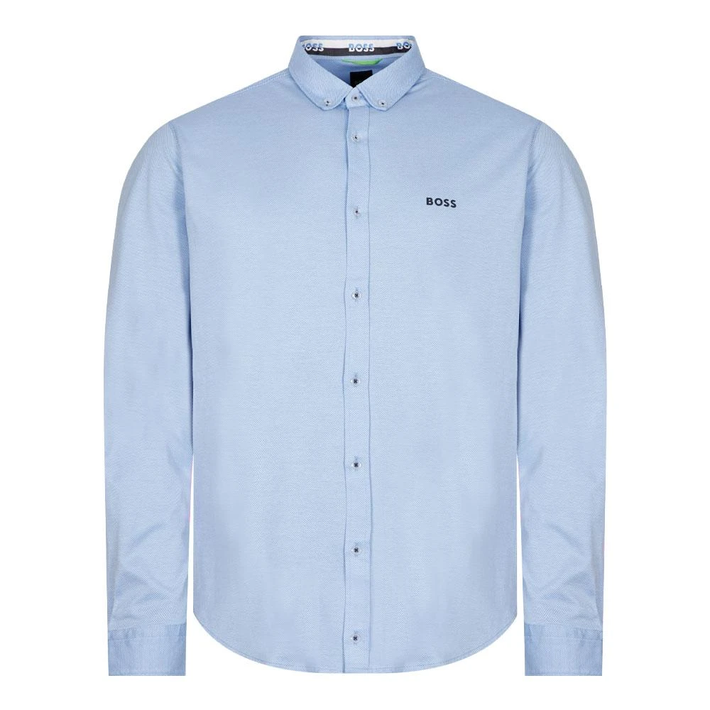 商品Hugo Boss|BOSS Long Sleeve Biado Shirt - Bright Blue,价格¥469,第1张图片