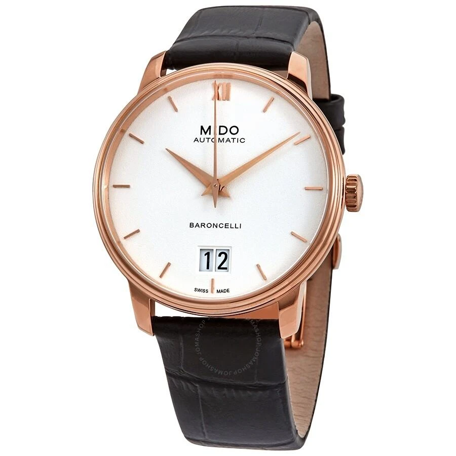 商品MIDO|Baroncelli Automatic White Dial Men's Watch M0274263601800,价格¥5492,第1张图片