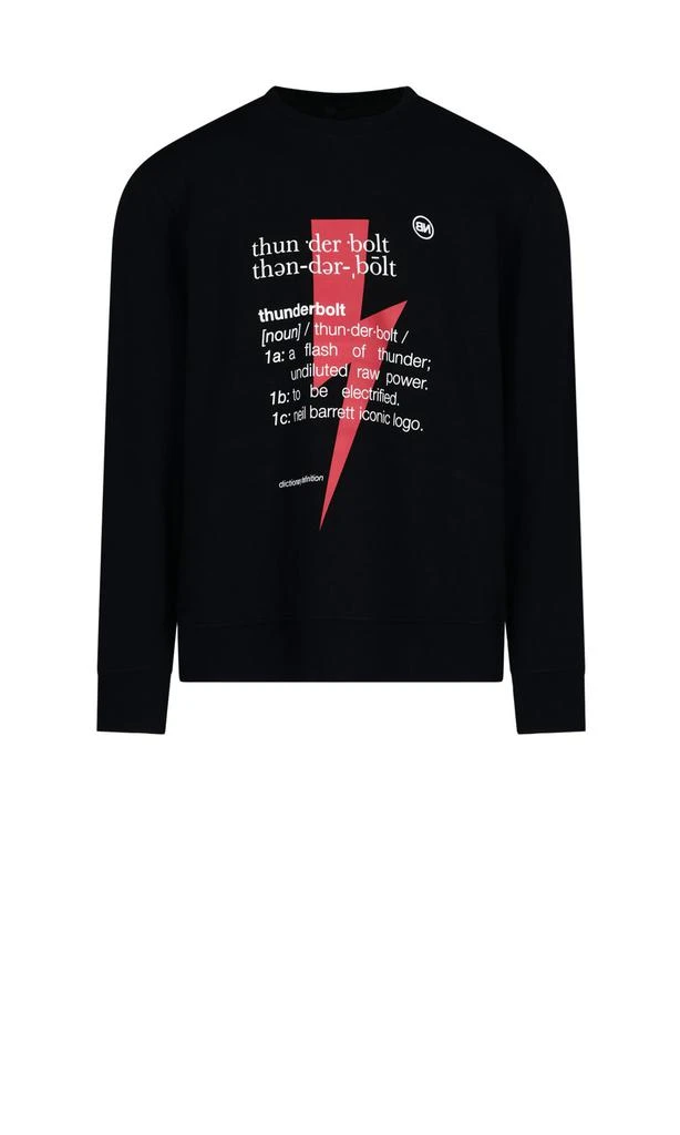 商品Neil Barrett|Neil Barrett Mens Black Cotton Sweatshirt,价格¥3489,第1张图片