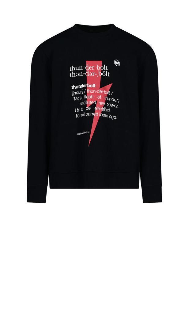 商品Neil Barrett|Neil Barrett Mens Black Cotton Sweatshirt,价格¥4168,第1张图片