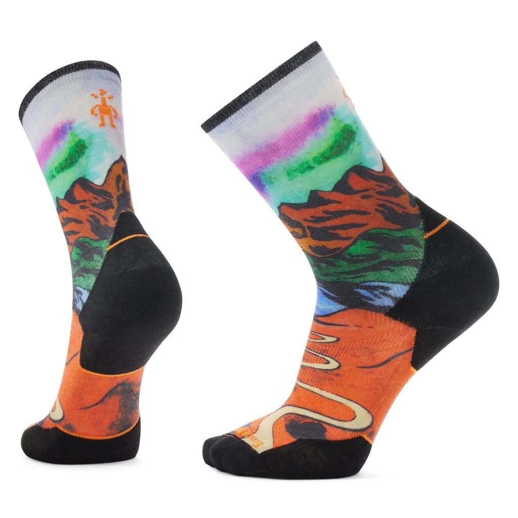 商品SmartWool|Trail Run Targeted Cushion Singletrack Print Crew Socks,价格¥213,第1张图片