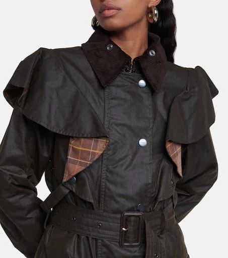 商品Chloé|x Barbour Dani trench coat,价格¥19785,第4张图片详细描述