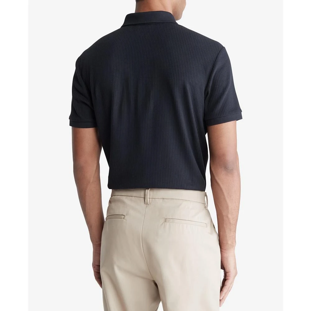 商品Calvin Klein|Men's Regular-Fit Drop-Needle Polo,价格¥255,第2张图片详细描述