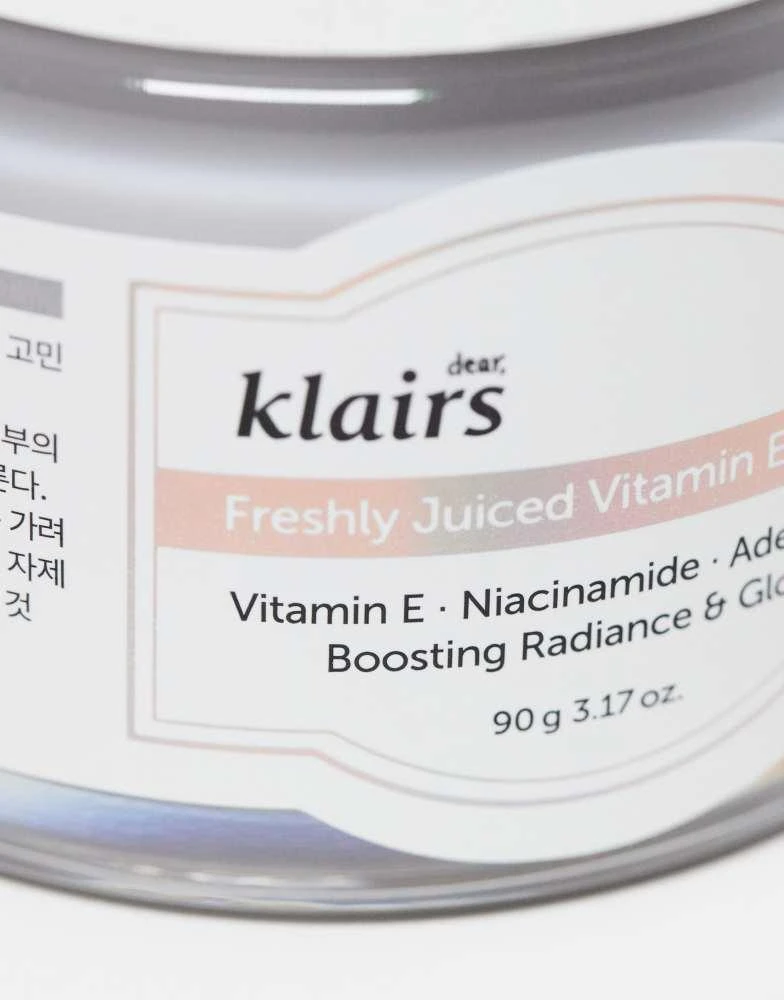 商品Korean Skincare|Dear Klairs Freshly Juiced Vitamin E Mask 90g,价格¥256,第3张图片详细描述