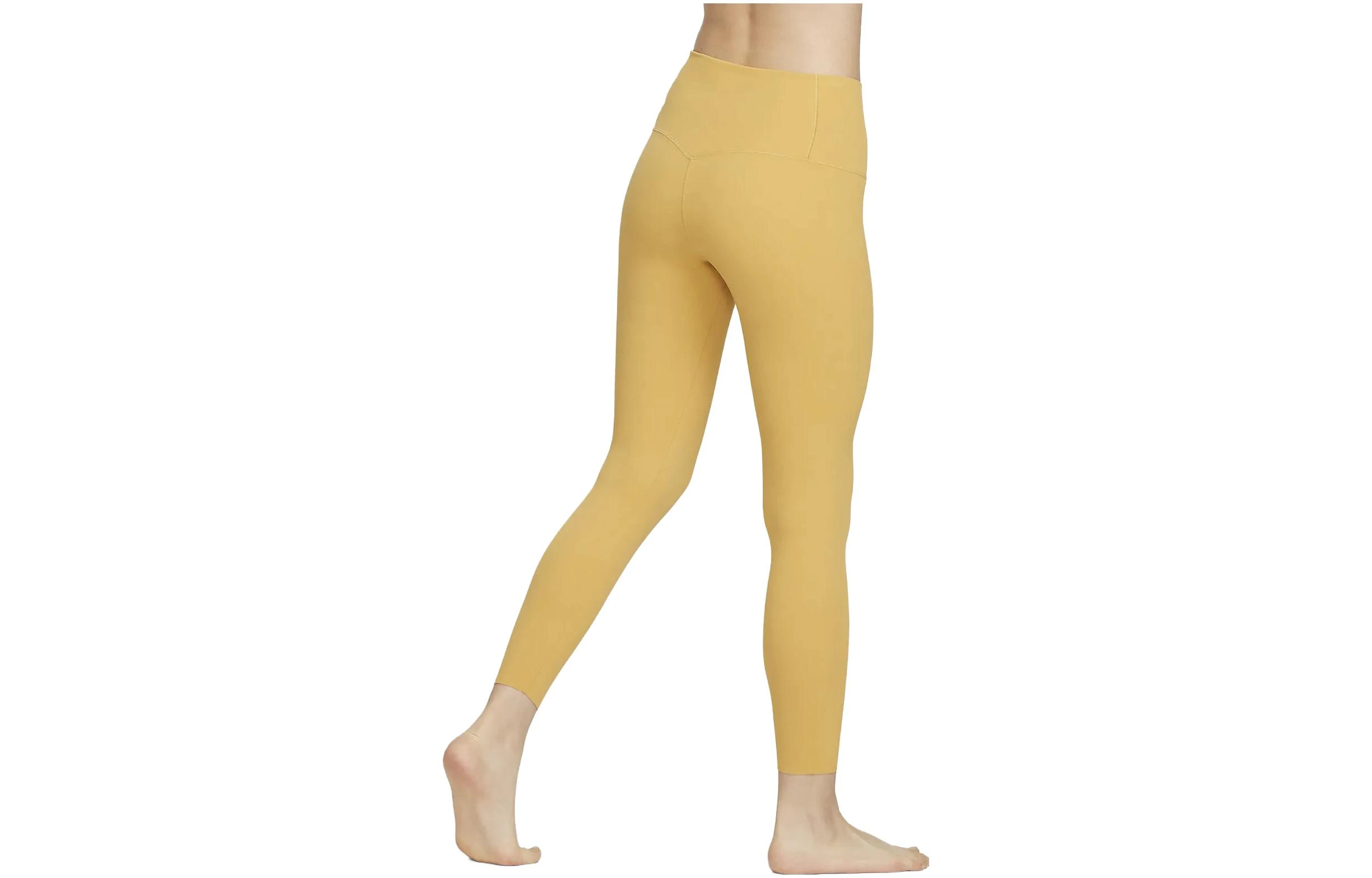 商品[国内直发] NIKE|[预售3天]Zenvy 放空系列 纯色高腰紧身九分健身裤 女款 麦金,价格¥170,第3张图片详细描述