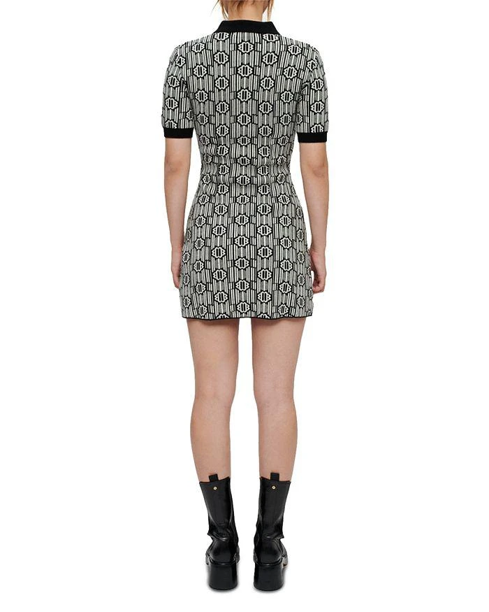 商品Maje|Risola Patterned Fitted Dress,价格¥1824,第3张图片详细描述