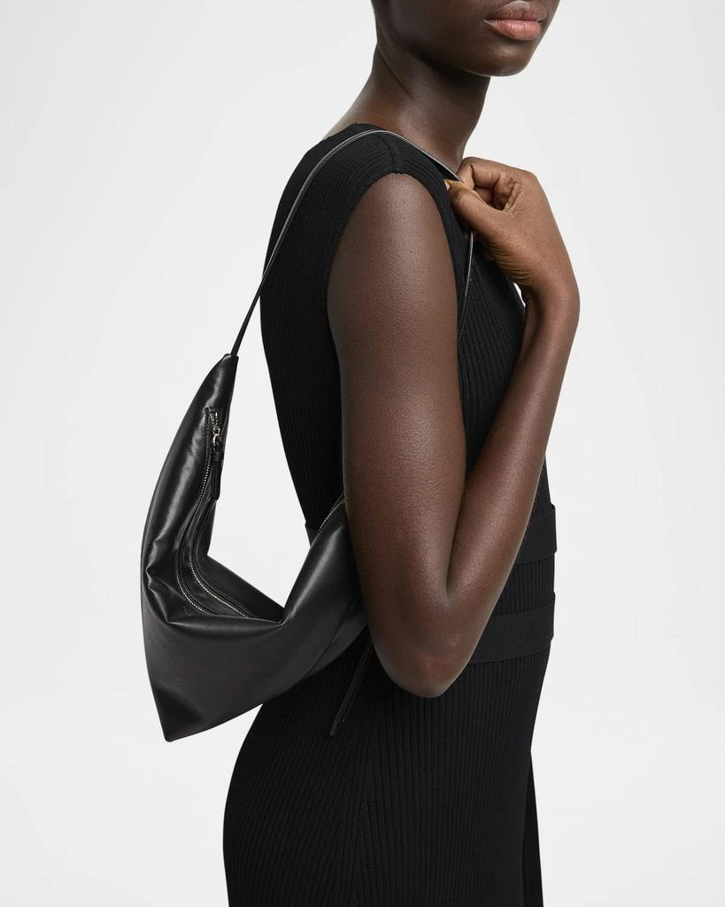 商品Proenza Schouler|Tetra Double-Zip Napa Leather Shoulder Bag,价格¥10073,第2张图片详细描述