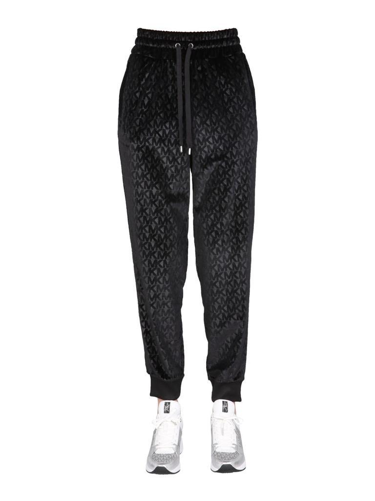 商品Michael Kors|JOGGING PANTS WITH MONOGRAM LOGO,价格¥897,第4张图片详细描述