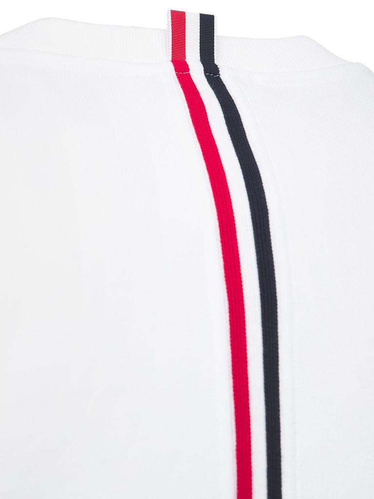 Cotton Jersey Sweatshirt W/ Knit Stripe商品第3张图片规格展示