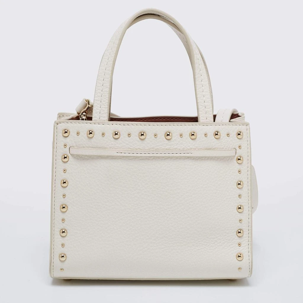 商品Kate Spade|Kate Spade White Leather Holden Street Lanie Studded Tassel Tote,价格¥1330,第4张图片详细描述