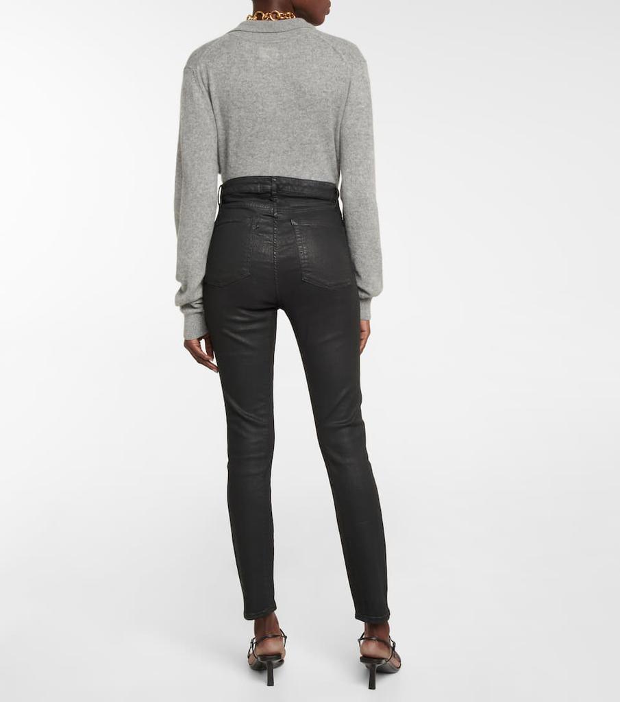 Channel Seam skinny jeans商品第3张图片规格展示
