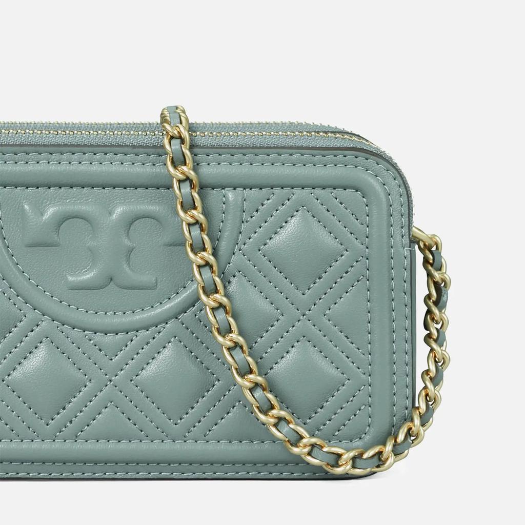 商品Tory Burch|Tory Burch Women's Fleming Double-Zip Mini Bag - Arctic,价格¥3050,第5张图片详细描述