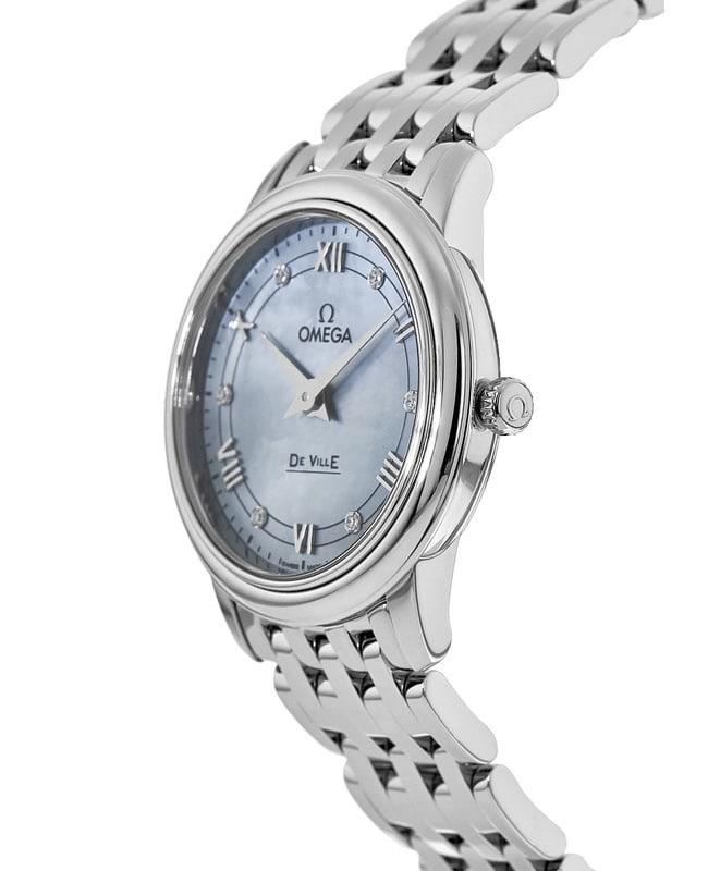 Omega De Ville Prestige Blue Mother of Pearl Diamond Dial Women's Watch 424.10.27.60.57.001商品第3张图片规格展示