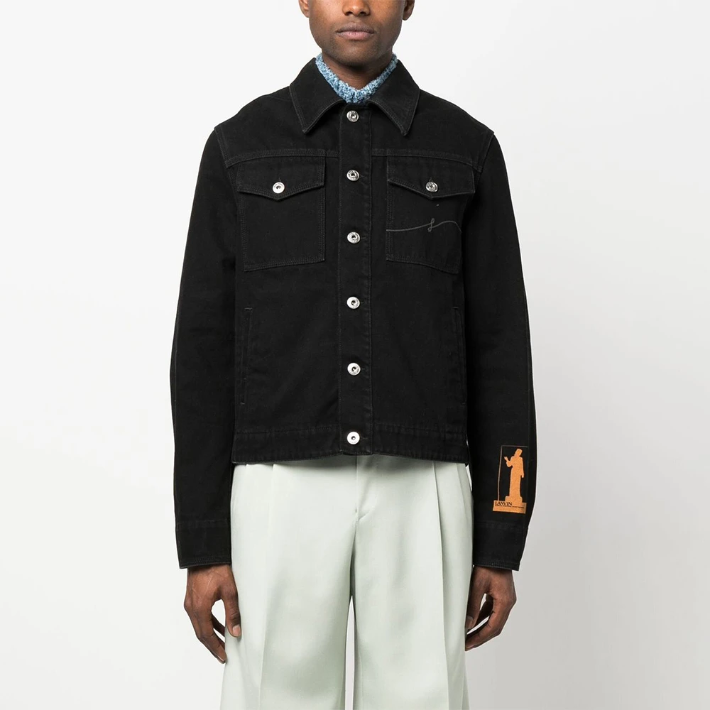 LANVIN 黑色男士外套 RMJA0103-D055P23-10 商品