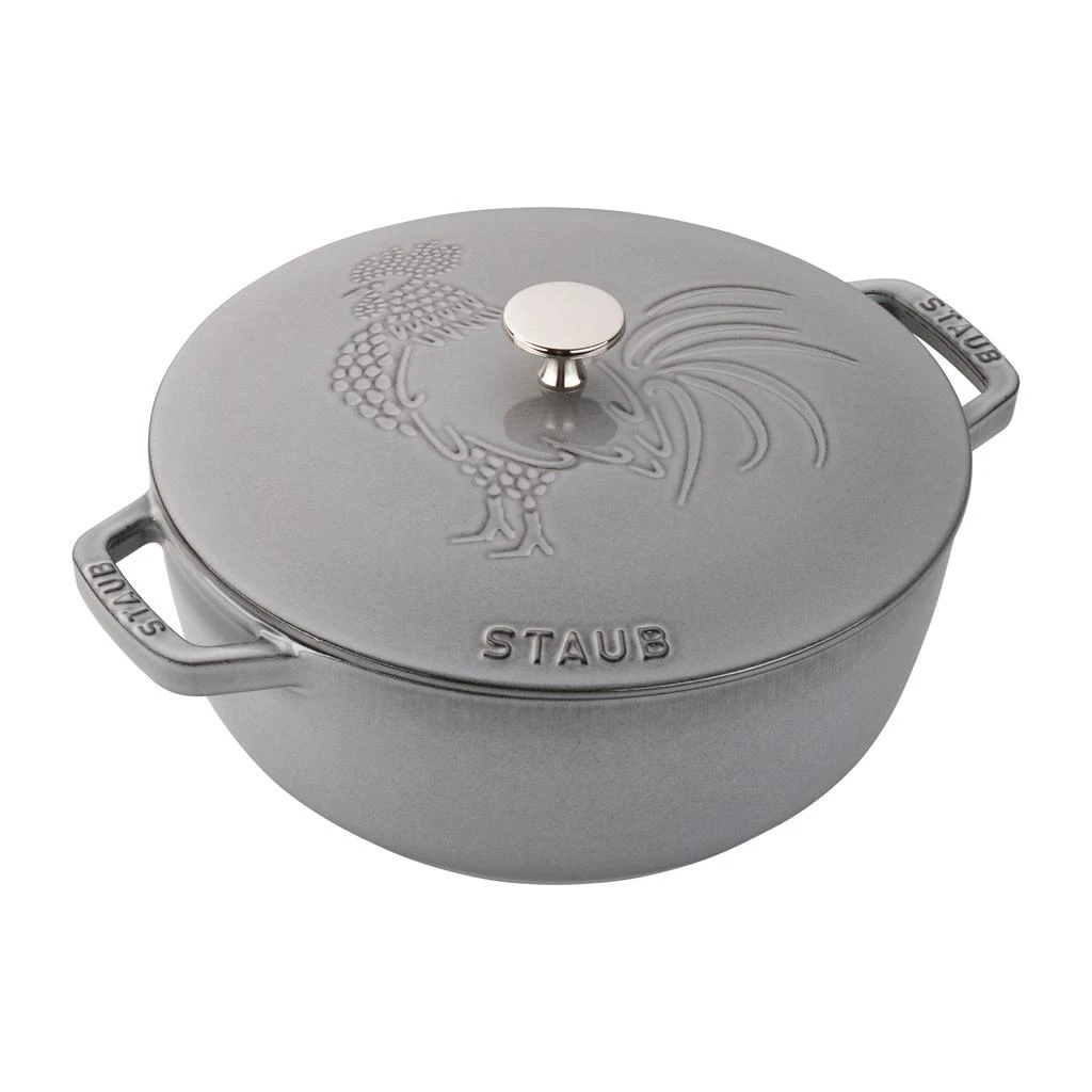 商品Staub|Cast Iron 3.75-qt Essential French Oven Rooster,价格¥2831,第1张图片