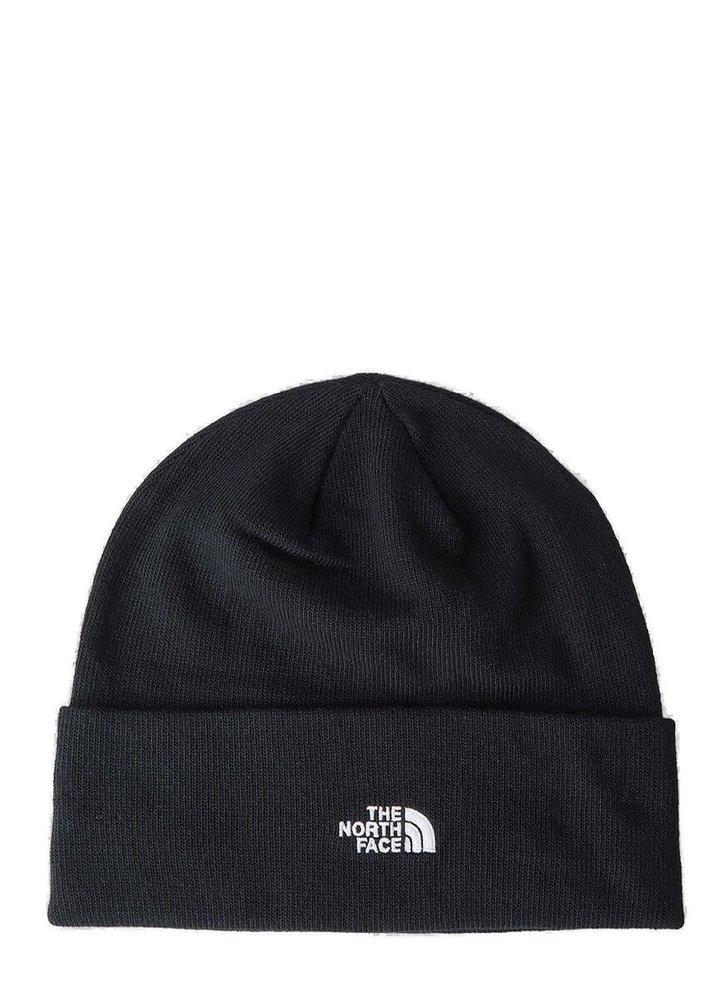 The North Face Logo Embroidered Ribbed Beanie商品第1张图片规格展示