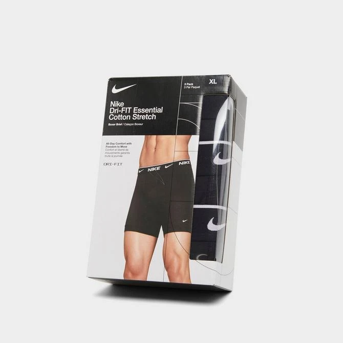 商品NIKE|Men's Nike Stretch Cotton Boxer Briefs (3-Pack),价格¥317,第2张图片详细描述