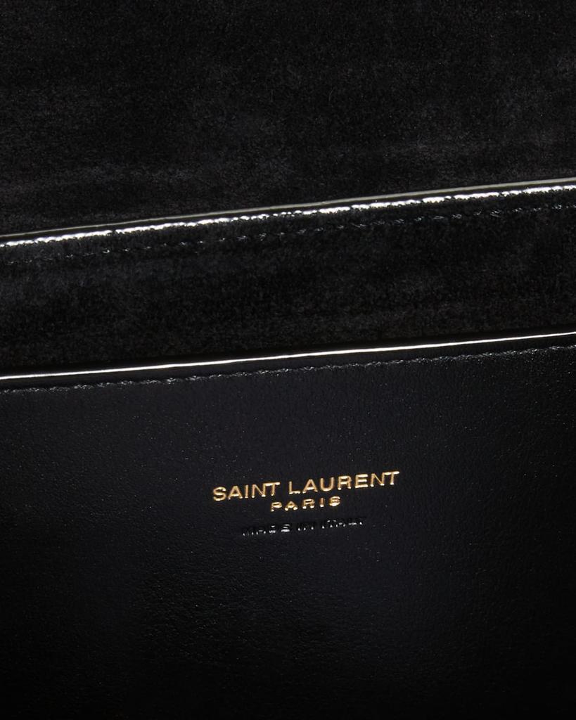 商品Yves Saint Laurent|Kaia Medium YSL Croc-Embossed Satchel Bag,价格¥14533,第5张图片详细描述