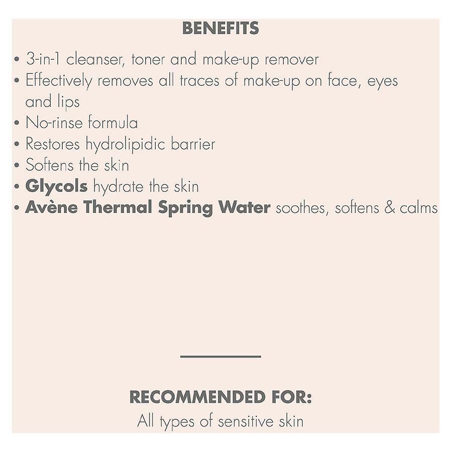 商品Avene|Micellar Lotion Cleansing Water Makeup Remover for All Skin Types,价格¥71,第6张图片详细描述